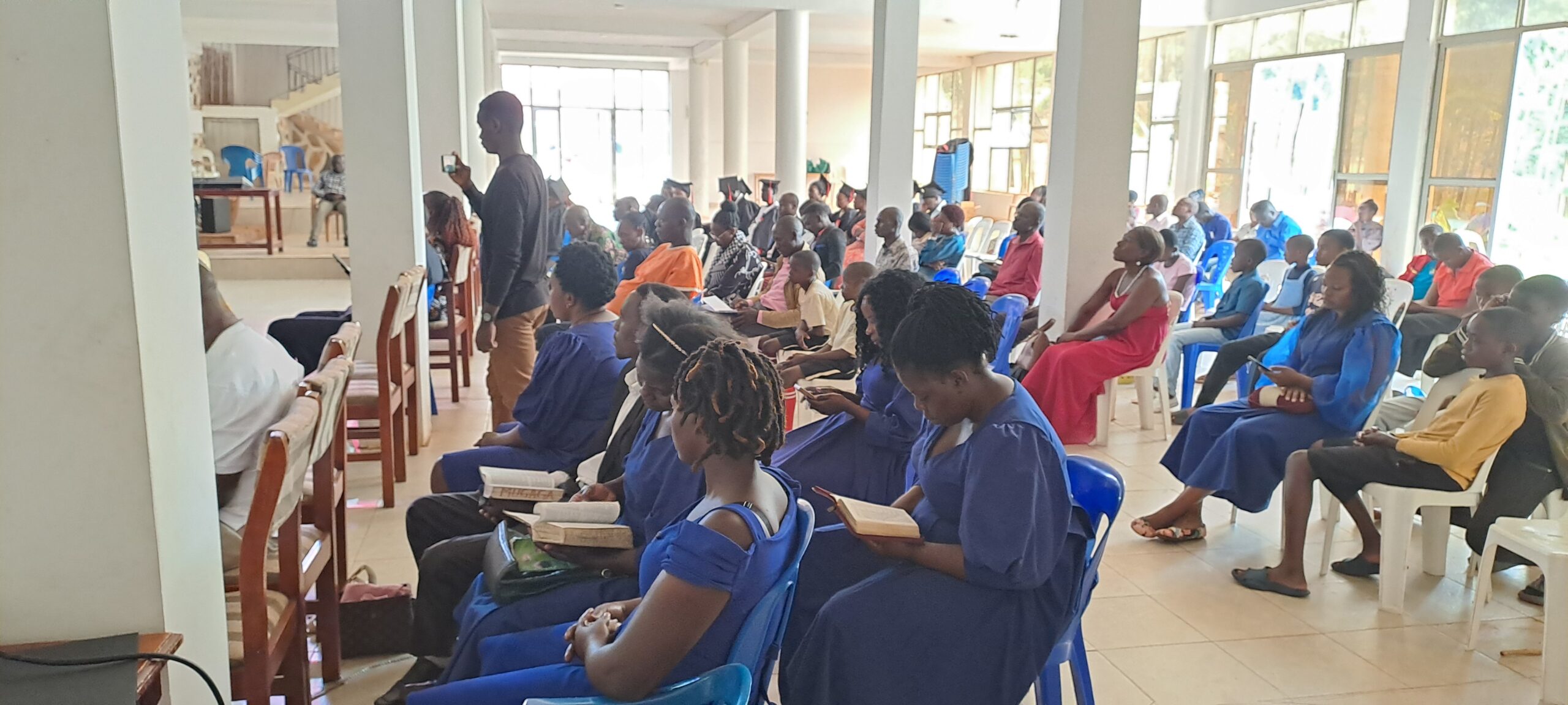 CNCC believers in a SUnday service