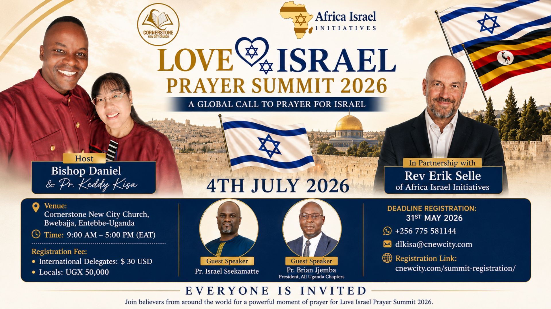 Love Israel Prayer Summit Uganda 2026